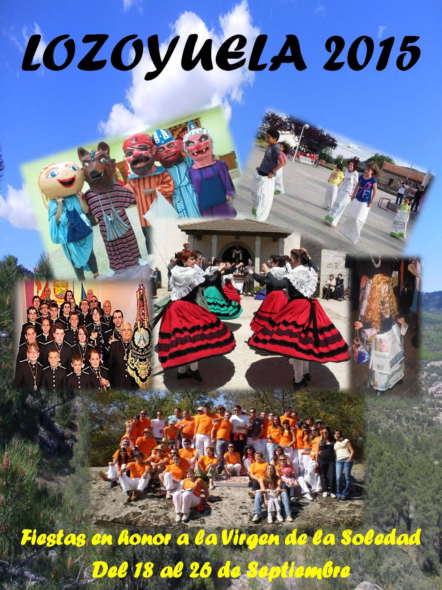 Fiestas patronales en honor a Nuestra Señora de la Soledad 2015 Lozoyuela-Navas-Sieteiglesias